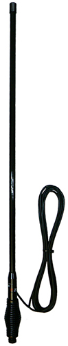 Ground independent UHF CB radio spring base collinear, all black, 477MHz, 2.1dBi – 900mm